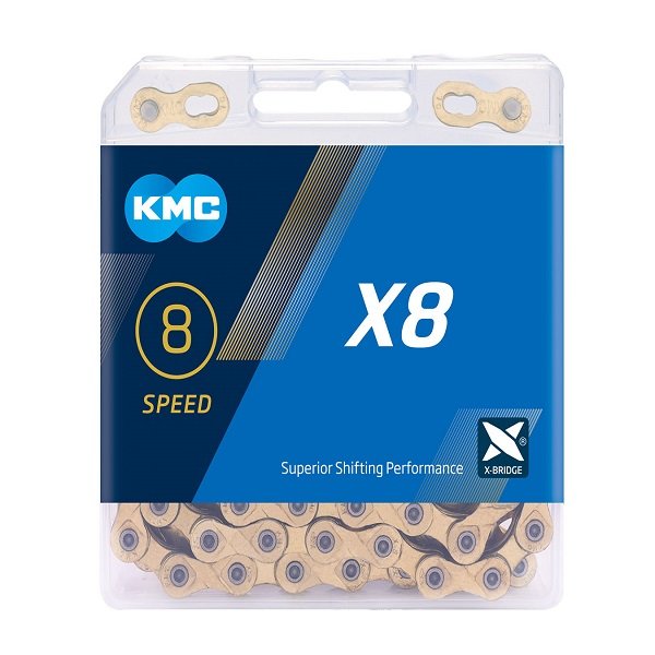 KMC X8 8-SPEED CHAIN 