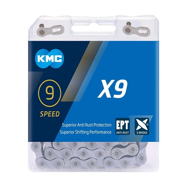 KMC X9 9-SPEED CHAIN 