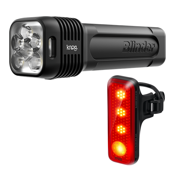 Knog Blinder Pro 1300 & Blinder R-50 Rear Bicycle Light Set