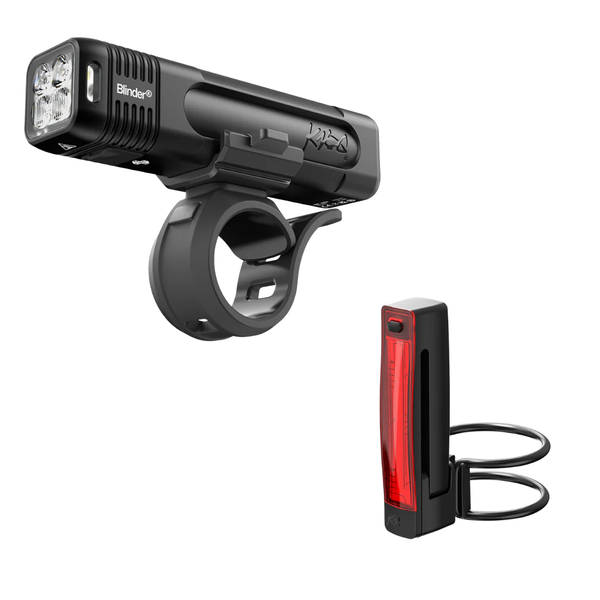 Knog Blinder Pro 600 Set w Plus Rear Black
