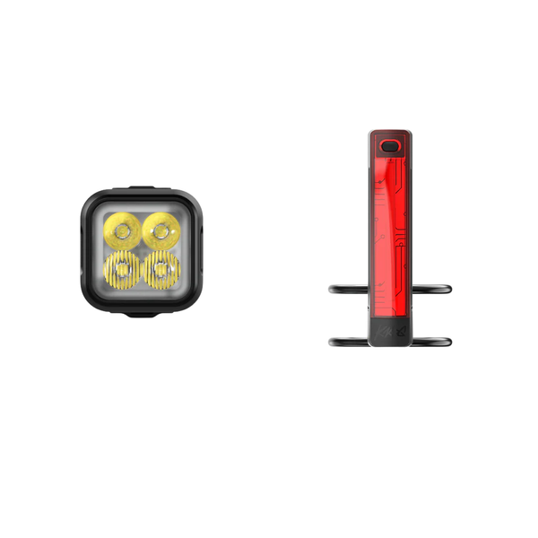 Knog Blinder Pro 600 Set w Plus Rear Black