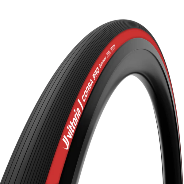 Vittoria Corsa Pro 28C Red Fold/TLR Road Bike Tire Limited Edition