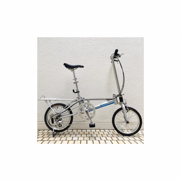 5 LINKS FOLDABLE BICYCLE SILVER (7 SPEED)